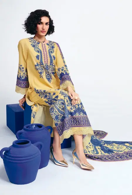 Indigo By Kimora Sohni Linen Printed Designer Salwar Suits Wholesale Price In Surat